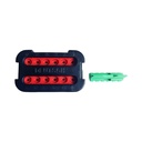 CONECTOR 12 PINES HEMBRA. SELLO SEGURO DEUTSCH 1028801 DT04-12P-E005