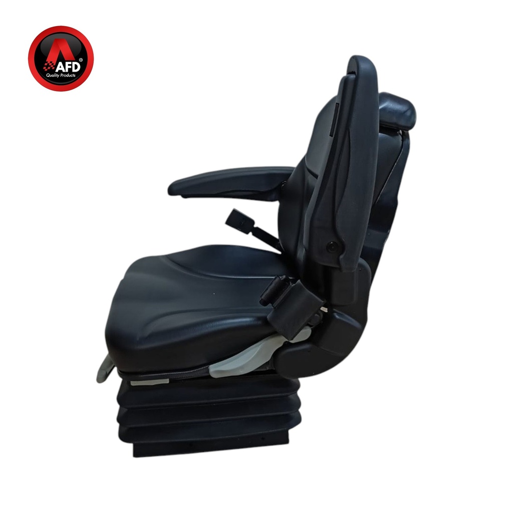 ASIENTO ACTIVO PLUS SUSP. MECANICA - MOL250 - VINILO SKY NEGRO C/ APOAYA BRAZOS & CINTURON 961251600
