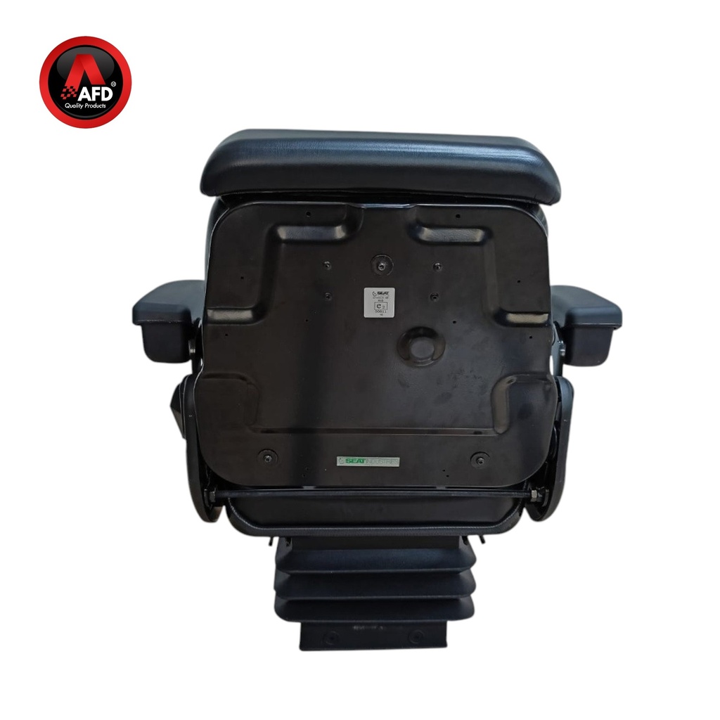 ASIENTO ACTIVO PLUS SUSP. MECANICA - MOL250 - VINILO SKY NEGRO C/ APOAYA BRAZOS & CINTURON 961251600