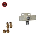 BASE FILTRO COMBUSTIBLE ROSCA FILTRO M18X1.5 CONECTOR IN. SA. 1/4"-18  AFD-E-045