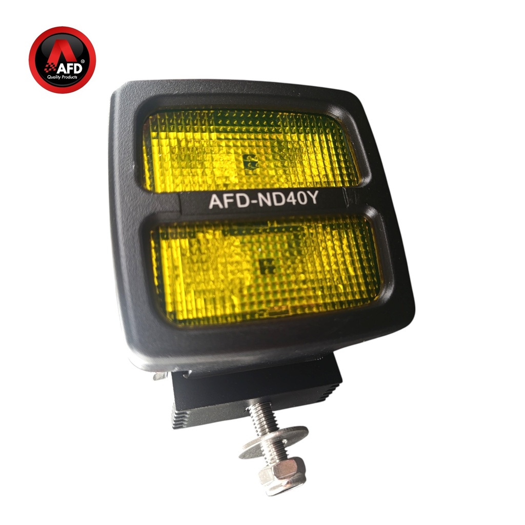 FARO LED TRABAJO 9-80V DC CREE 10W -40W 2800LM IP68 CONECTOR DT  AMBAR AFD-ND40Y