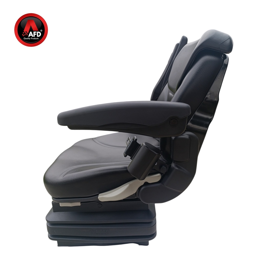 ASIENTO ACTIVO PLUS SUSP. MECANICA - MOL698 - VINILO SKY NEGRO C/ APOAYA BRAZOS & CINTURON 96162600
