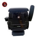 ASIENTO ACTIVO PLUS SUSP. MECANICA - MOL698 - VINILO SKY NEGRO C/ APOAYA BRAZOS & CINTURON 96162600