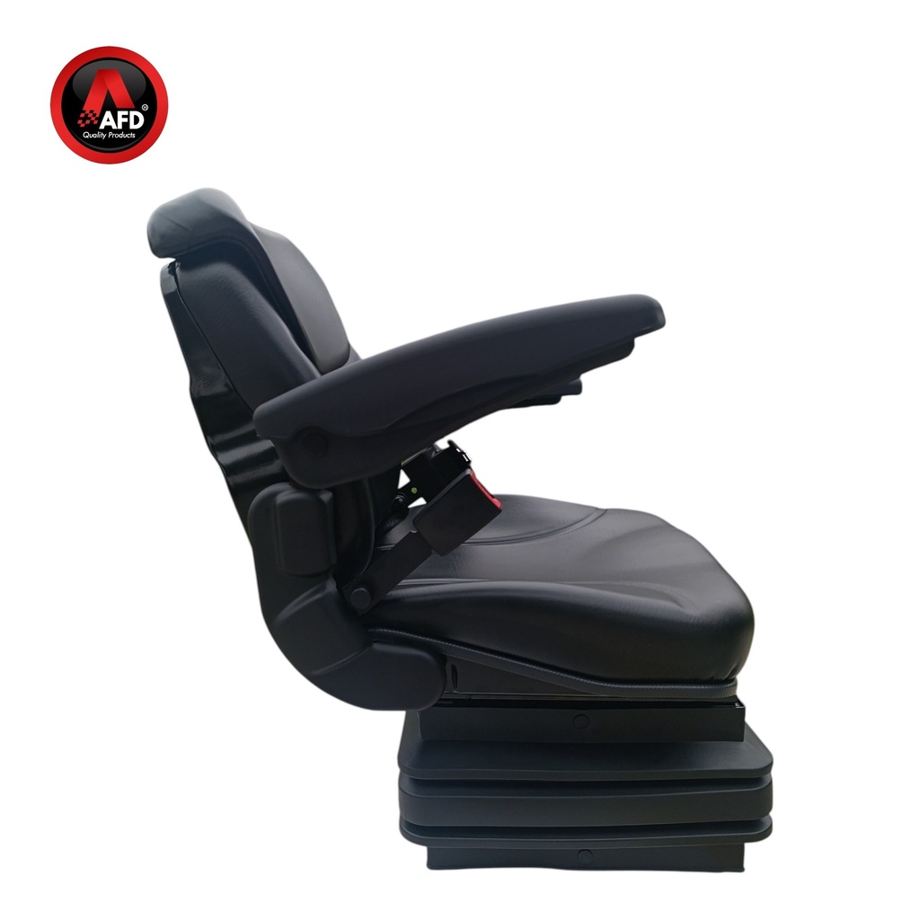 ASIENTO ACTIVO PLUS SUSP. MECANICA - MOL698 - VINILO SKY NEGRO C/ APOAYA BRAZOS & CINTURON 96162600
