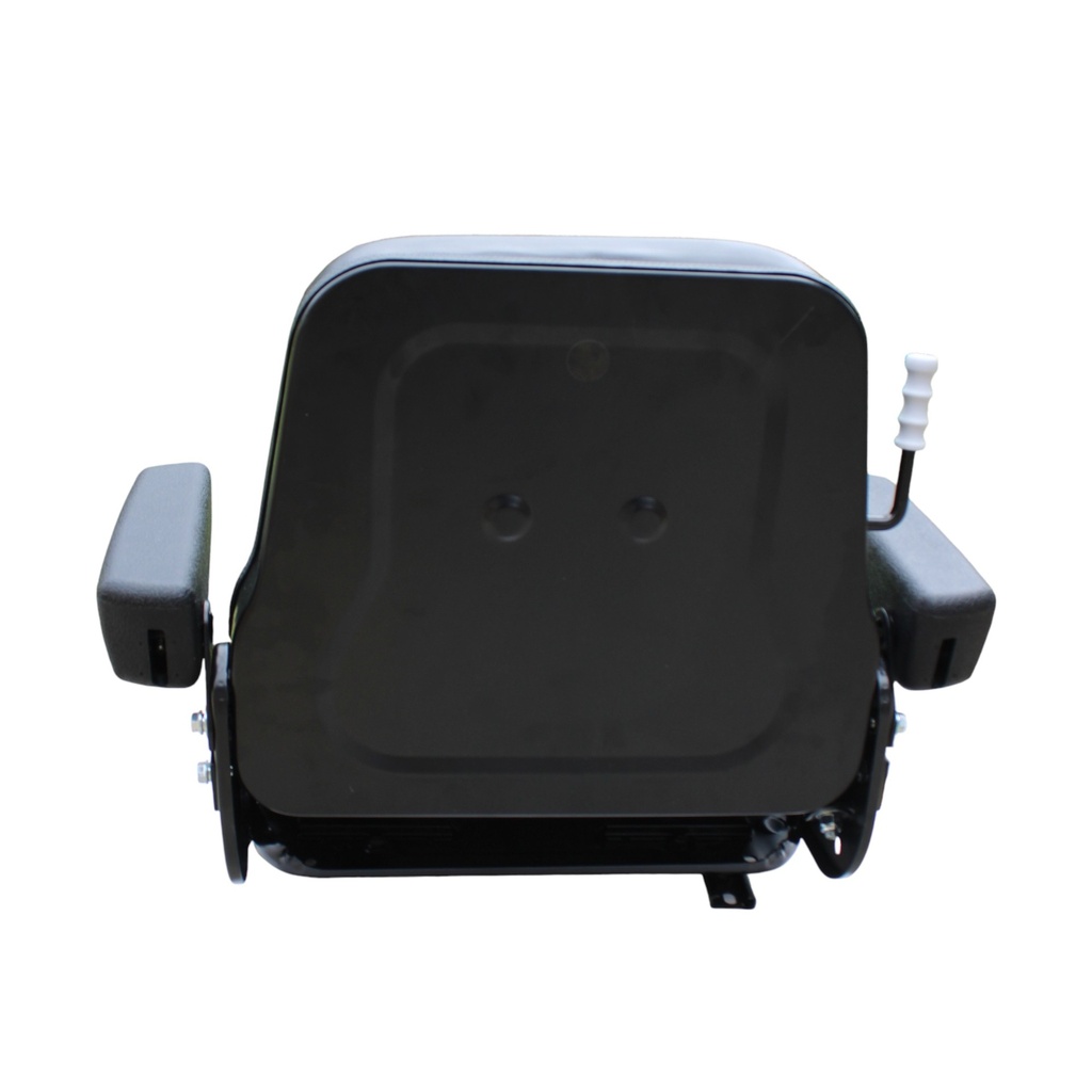 ASIENTO PVC NEGRO MONTACARGA C/REPOSA BRASO FIJO CINTURON  SEGURIDAD SENSOR  ASIENTO AFDYL01