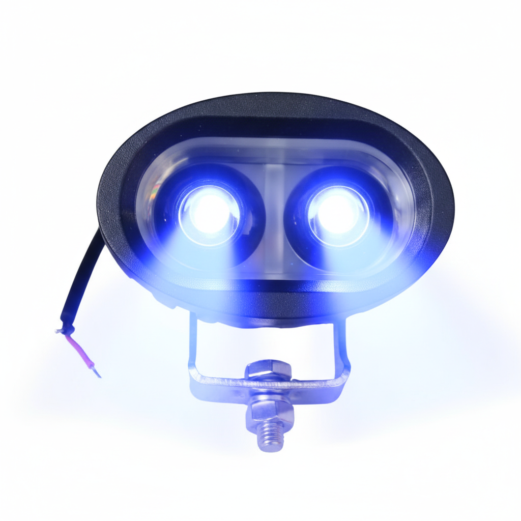 FARO LED LUZ PUNTO AZUL ADVERTENCIA MONTACARGA 9-48V 20W AFD-6020A