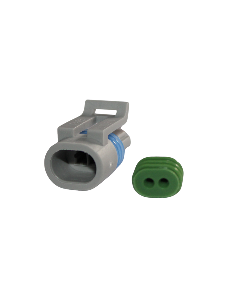 CONECTOR  2 PINES   MACHO SELLO DELPHI / SENSOR  FLUJO AIRE / 12162197