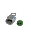 CONECTOR  2 PINES   MACHO SELLO DELPHI / SENSOR  FLUJO AIRE / 12162197
