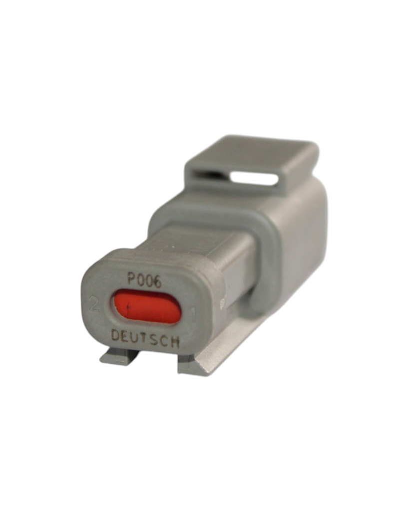 CONECTOR 2 PINES MACHO DEUTSCH 16 - 20AWG / DTM06-2S-P006