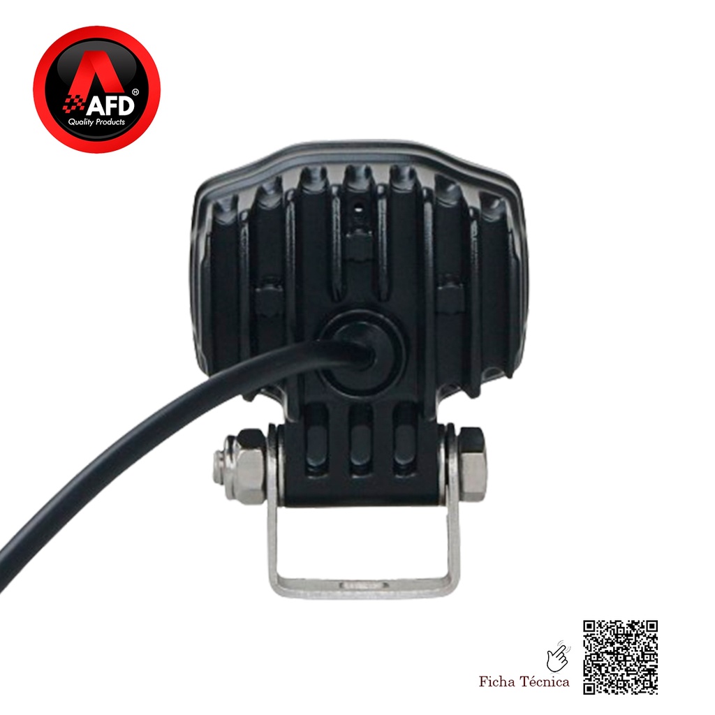 FARO LED LINEA MONTACARGA COLOR LUZ ROJO  10-80V 10W   AFD-L01R