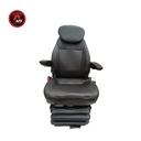 ASIENTO PVC  NEGRO  SUSP. MECANICA C/REPOSA CABEZA . BRAZO AJUSTABLE Y CINTURON SEGURIDAD AFDYS15