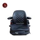 ASIENTO SUSPENSION MECANICA VINIL SKEY NEGRO AFDTF04
