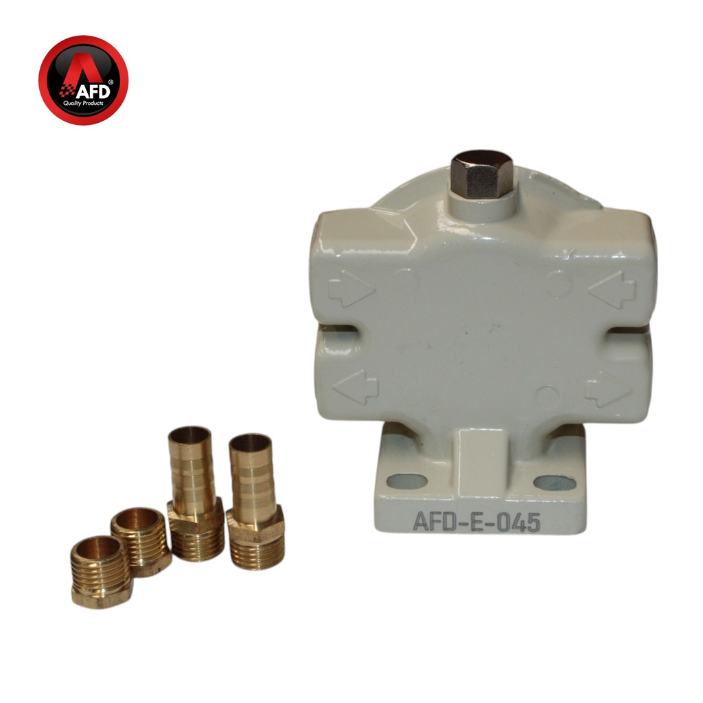 BASE FILTRO COMBUSTIBLE ROSCA FILTRO M18X1.5 CONECTOR IN. SA. 1/4"-18  AFD-E-045