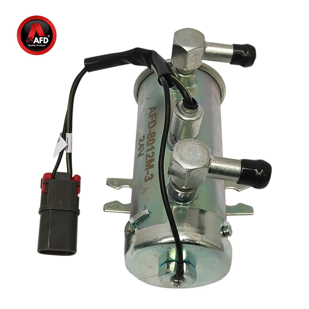 [AFD-8012M-3] BOMBA TRANSFERENCIA COMBUSTIBLE ELECTRICA 24V 98009397 / 4HK1 6HK1  CASE / AFD-8012M-3