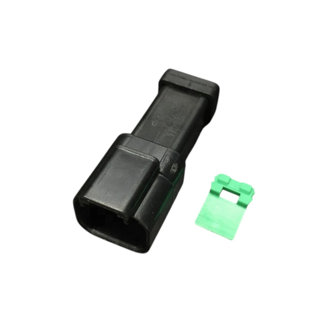 CONECTOR 2 PINES HEMBRA. SELLO SEGURO DEUTSCH 1028802 DT04-2P-E005