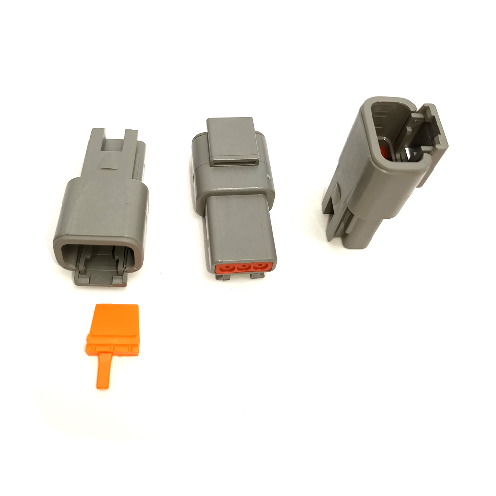 CONECTOR 3  PINES HEMBRA SELLOS Y SEGURO DEUTSCH  DTM04-3P