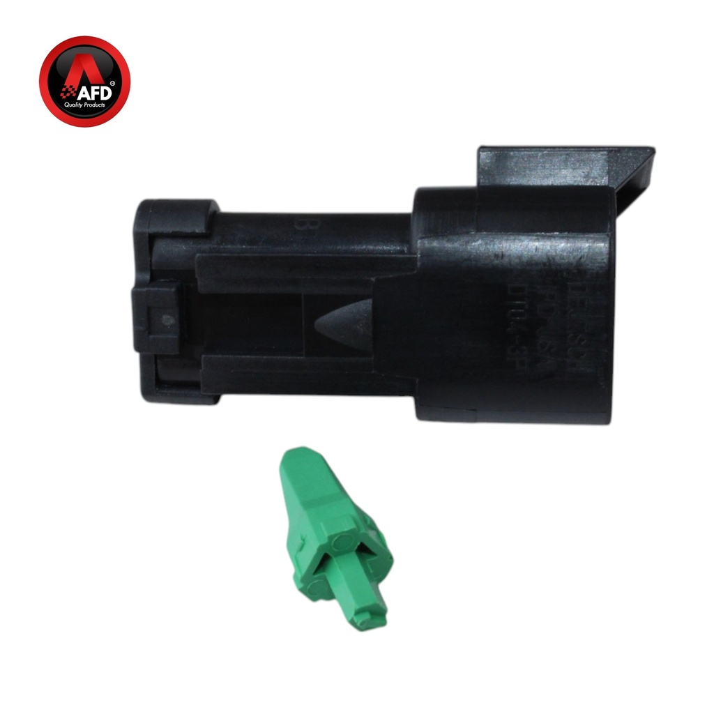 CONECTOR 3 PINES HEMBRA. SELLO  SEGURO DEUTSCH 1028803 DT04-3P-E005