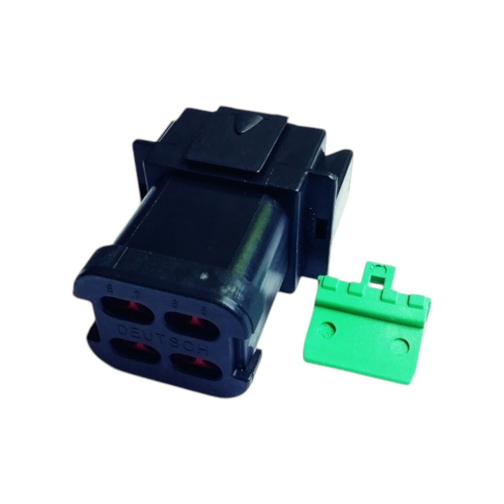 CONECTOR 8 PINES HEMBRA. SELLO SEGURO DEUTSCH 1028806 DT04-8P-E005