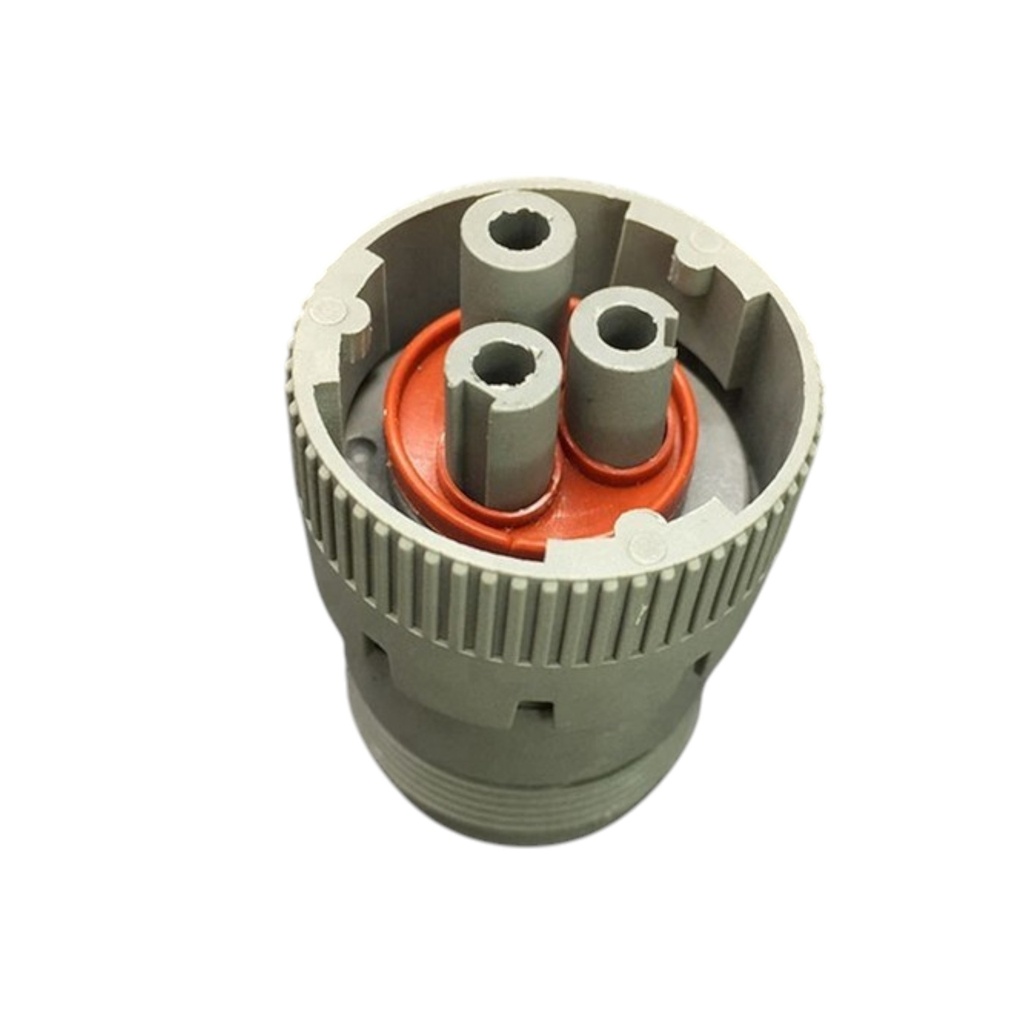 CONECTOR REDONDO 3 PINES  MACHO   13A TAMAÑO CABLE 14 - 20AWG / HD16-3-96S