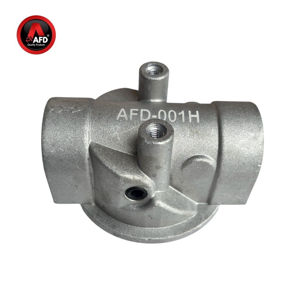 [AFD-001H] CONJUNTO BASE FILTRO HIDRAULICO HILO: 1"-12 ONU SAL./ENTR. 3/4"-14   / AFD-001H