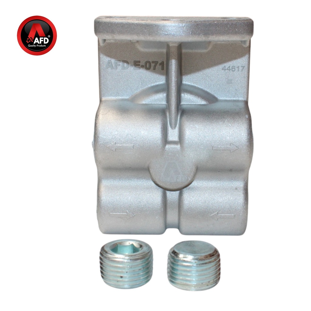 CONJUNTO CABEZAL FILTRO COMBUSTIBLE (1R0750-1R0749 -P551313) TAMAÑO ROSCA 1-14 UN AFD-E-071