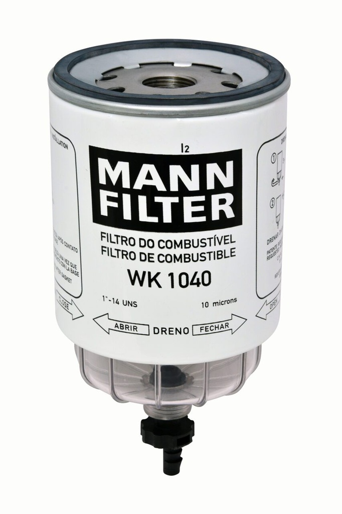 FILTRO COMBUSTIBLE SEPARADOR  AGUA PS6643 / P502455 / FS1287 / WK1040