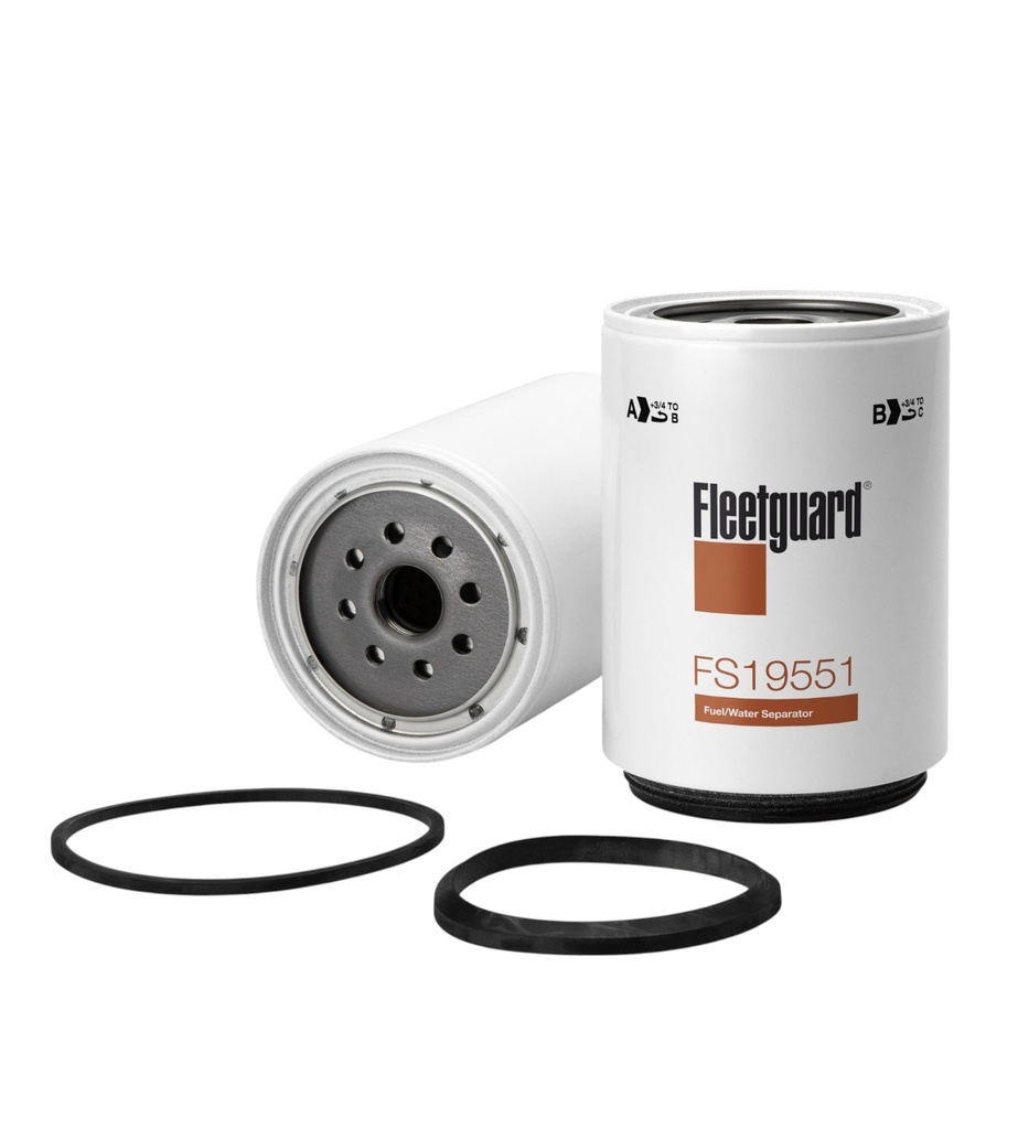 [FS19551] FILTRO SEPARADOR COMBUSTIBLE / AGUA P551855 / 1393640 /AS-R90TS / R9030M / WK1060/1 / RE500186 / FS19532 / FS19551