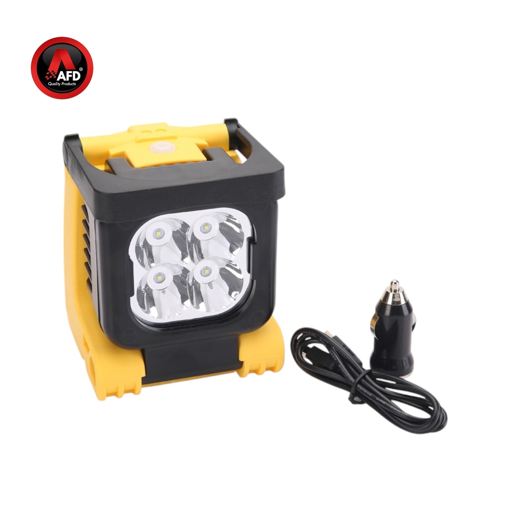 LUZ TRABAJO MAGNÉTICA RECARG. PORTÁTIL LINTERNA .EMERGENCIA . 4 LED 3W CREE = 12W 1000LM AFD-IL4001