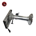 PEDESTAL AJUSTABLE MAN. 17 ”-24" BASE REDONDA ALUMINIO 30" AFDMPS12