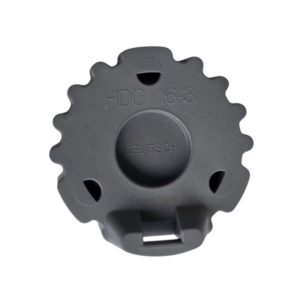 [HDC16-3] CONECTOR TAPA ANTIPOLVO HEMBRA 3 PINES  SERIE HD / HDC16-3