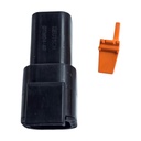 CONECTOR 4 PINES HEMBRA SELLO Y SEGURO DEUTSCH DTM04-4PB