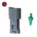 CONECTOR 3 PINES HEMBRA SELLO Y SEGURO DEUTSCH DT04-3P-E003