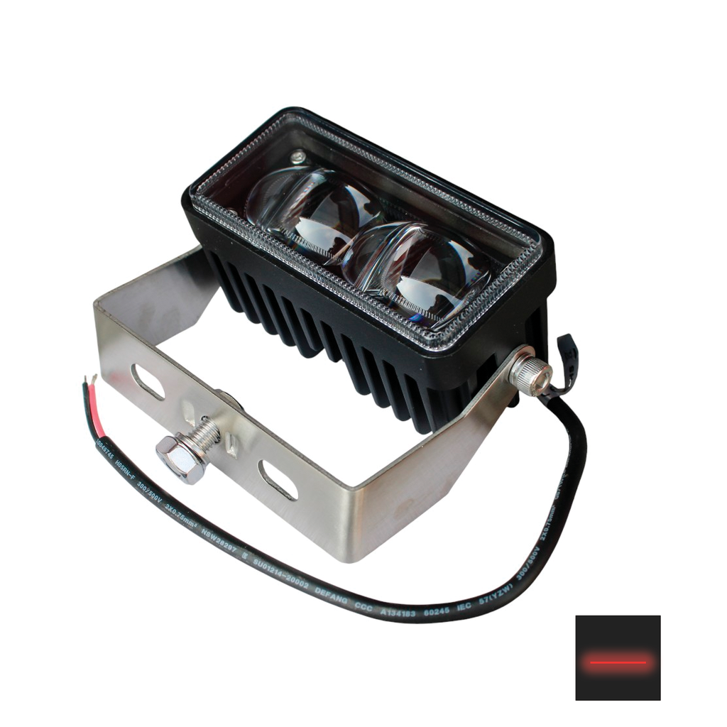 FARO LED LUZ LINEA ROJA ADVERTENCIA MONTACARGA 9-110V 30W AFD-5301