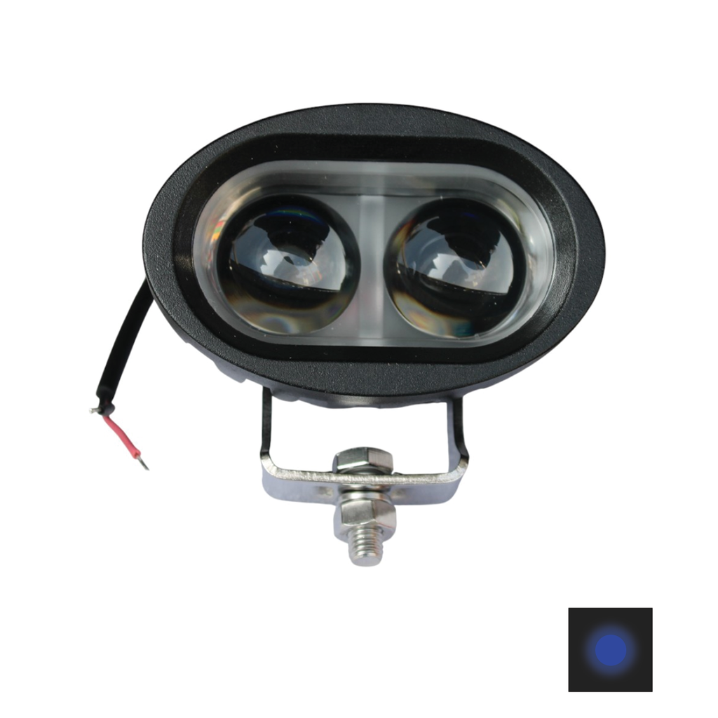 FARO LED LUZ PUNTO AZUL ADVERTENCIA MONTACARGA 9-48V 20W AFD-6020A