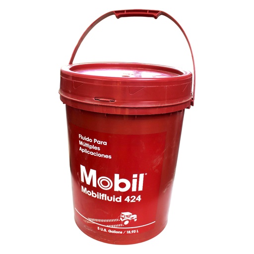 [650345] ACEITE MOBILFLUID 424 (10W30) MULTIPROPOSITO TRACTORES (BAL-19L) 650345