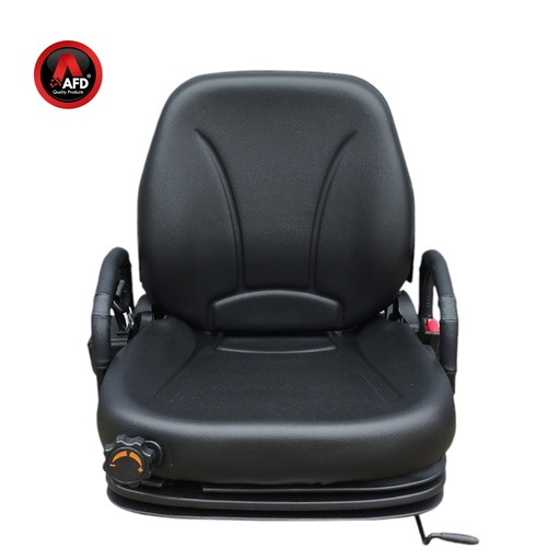 [AFDKL11] ASIENTO SUSP. MECANICA C/REPOSA BRAZO FIJO CINTURON SEGURIDAD 2 PUNTAS RETRACTIL PORTA DOCUMENTOS  / AFDKL11