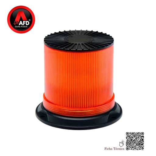 [AFD816A] BALIZA LED SERVICIO PESADO AMBAR EMPERNABLE CC12-48V SAE J845   CLASE 1 IP66  AFD816A