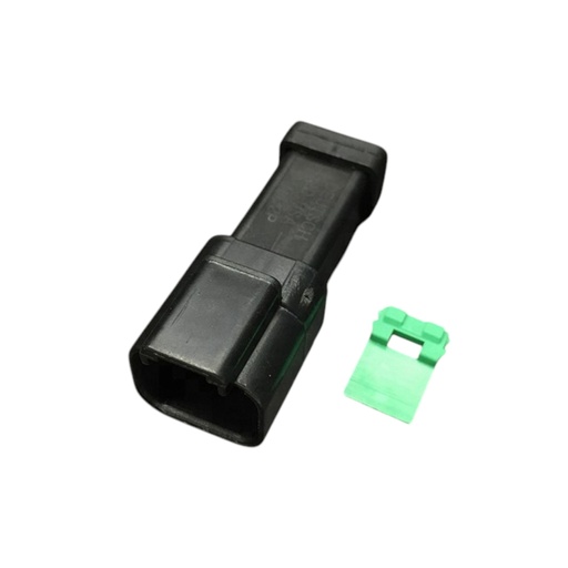 [DT04-2P-E005] CONECTOR 2 PINES HEMBRA. SELLO SEGURO DEUTSCH 1028802 DT04-2P-E005