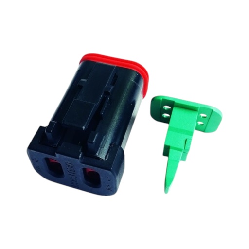 [DT06-4S-EP06] CONECTOR 4 PINES MACHO SELLO SEGURO DEUTSCH 1552271 / DT06-4S-EP06