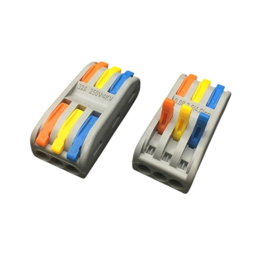 [AFD-222-3-3] CONECTOR PRENSA RAPÌDO REUTILIZABLE SPL3 / AFD-222-3-3