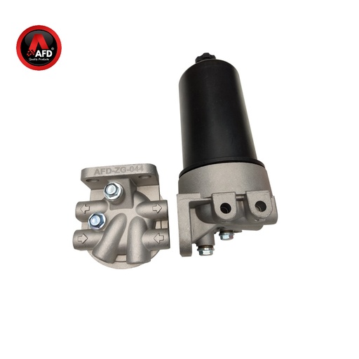 [AFD-ZG-044] CONJUNTO BASE  FILTRO COMBUSTIBLE   ENTRA Y SALIDA  3/8-12 UNF-2B 4520344 / AFD-ZG-044