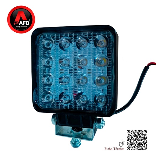 [AFD-F001] FARO 16 LEDS CUADRADO 55 ML BLANCO 48W 1800LM AFD-F001