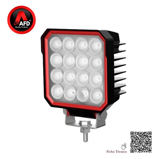 [AFD-SW161] FARO LED  TRABAJO OSRAM (16 LED - 3W) 48W / 9-32V DC 3071LM IP 67 CONECTOR DT  AFD-SW161