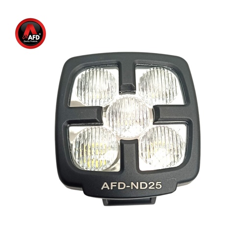 [AFD-ND25] FARO LED TRABAJO 9-80V DC CREE 5 LED 5W -25W = 1800LM IP68 CONECTOR DT AFD-ND25