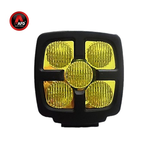 [AFD-ND25Y] FARO LED TRABAJO 9-80V DC CREE 5 LED 5W -25W = 2200LM IP68 LUZ AMARILLO CONT. DT AFD-ND25Y