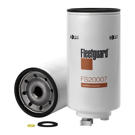 [FS20007] FILTRO SEPARADOR COMBUSTIBLE / AGUA FLEETGUARD  3261644 / 4238524 / P550900 / P551010  / FS20007