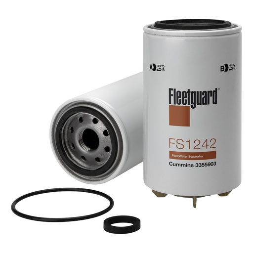 [FS1242] FILTRO SEPARADOR COMBUSTIBLE / AGUA BF1393-SP / P553211 / AT279826 / 800104277 / P551864 / FS1242