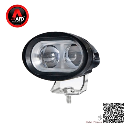 [AFD-6010B] LAMPARA TRABAJO ROJO PUNTOS  CARETILLA ELEVADORA 9-48V.10W  AFD-6010B