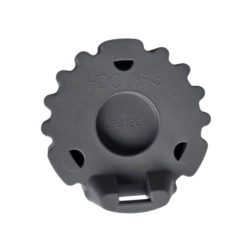 [HDC16-3] CONECTOR TAPA ANTIPOLVO HEMBRA 3 PINES  SERIE HD / HDC16-3