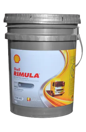 [40000215] ACEITE MOTOR SHELL RIMULA R4 X 15W40 BALDE 20LT 650645 / 651764 / 3E9713 / 40001805